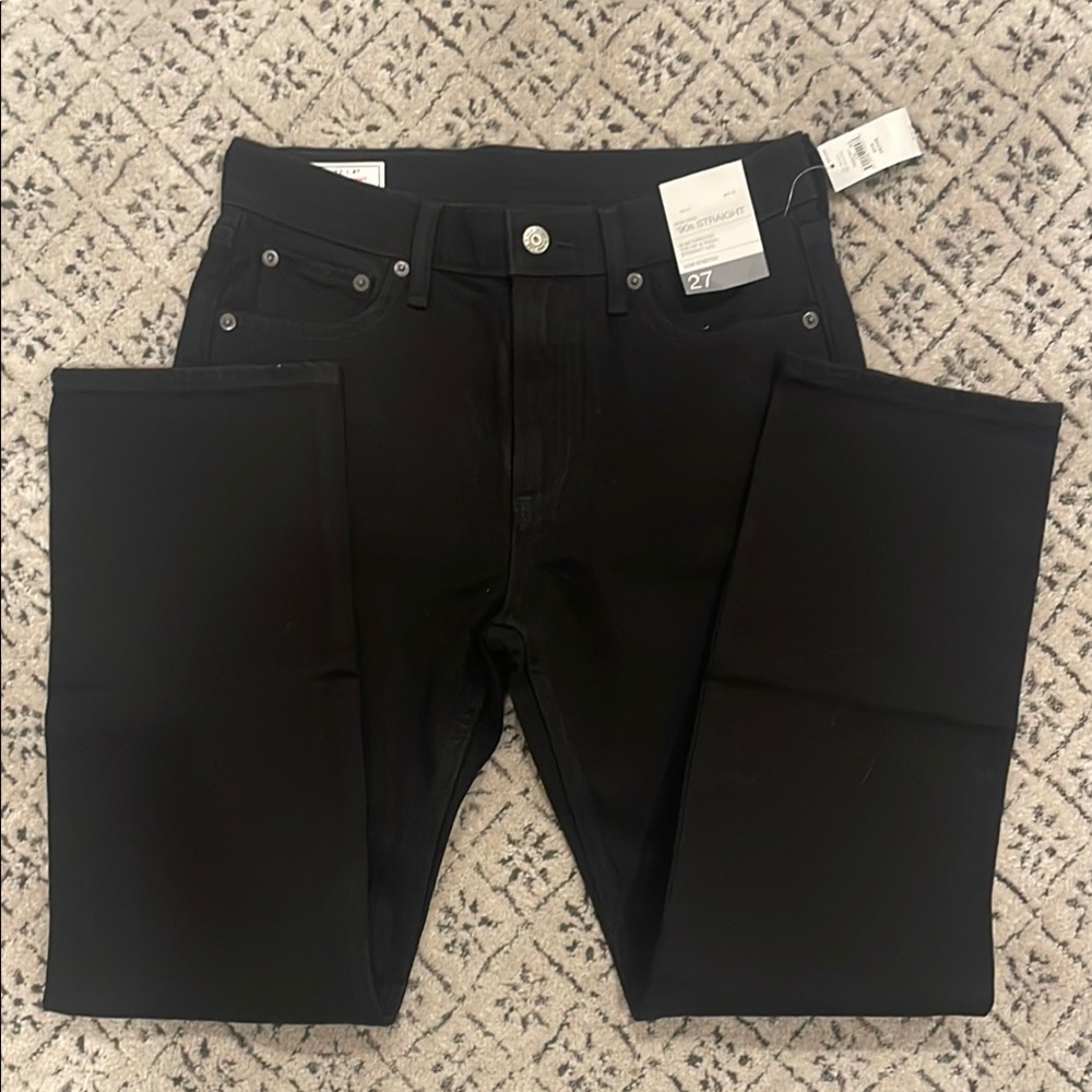 GAP Black High Rise ‘90s Straight NWT